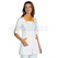 ISACCO CASACCA TORTOLA M/M BIANCO+ALBICOCCA 65% POLYESTER  35% COTTON