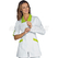 ISACCO CASACCA TORTOLA BIANCO+MELA 65% POLYESTER  35% COTTON