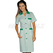 ISACCO CAMICE POSITANO M/M RIGA VERDE+VERDE 65% POLYESTER  35% COTTON