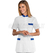 ISACCO CASACCA COSTA RICA M/M BIANCO+BLU CINA 65% POLYESTER  35% COTTON