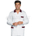 ISACCO CASACCA PETER BIANCO+BORDEAUX 100 % COTTON