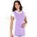 ISACCO PAPEETE BIANCO+LILLA 65% POLYESTER  35% COTTON