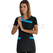 ISACCO MALIBU NERO+TURCHESE 100 % POLYESTER