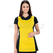 ISACCO PAPEETE NERO+GIALLO 65% POLYESTER  35% COTTON