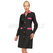 ISACCO CAMICE POSITANO NERO+FUXIA 65% POLYESTER  35% COTTON