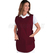 ISACCO PONCHO BORDEAUX 65% POLYESTER  35% COTTON