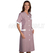 ISACCO CAMICE MICHELLE R.BORDEAUX 100% COTTON PIQUET