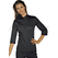 ISACCO CAMICETTA HOLLYWOOD STRETCH MAN.3/4 NERO 97% COTTON  3% SPANDEX