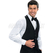 ISACCO BOLERO NERO 100 % POLYESTER