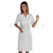ISACCO CAMICE DONNA EXTRA LIGHT BOTTONI A PRESSIONE M/M BIANCO 65% POLYESTER  35% COTTON
