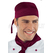 ISACCO BANDANA BORDEAUX 65% POLYESTER  35% COTTON