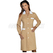 ISACCO CAMICE POSITANO BISCOTTO+BIANCO 65% POLYESTER  35% COTTON