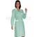 ISACCO CAMICE POSITANO RIGATINO VERDE+BIANCO 100 % COTTON
