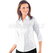 ISACCO CAMICETTA TENERIFE STRETCH MAN.3/4 BIANCO 97% COTTON  3% SPANDEX