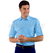 ISACCO CAMICIA PILOTA M/M AZZURRO 65% POLYESTER  35% COTTON