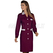 ISACCO CAMICE POSITANO BIANCO+BORDEAUX 65% POLYESTER  35% COTTON