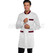 ISACCO CAMICE DOVER POLSI IN MAGLIA BIANCO+BORDEAUX 65% POLYESTER  35% COTTON