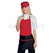 ISACCO BROOKLYN ROSSO/NERO 100 % POLYESTER