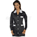 ISACCO CASACCA MARBELLA NERO+BIANCO 65% POLYESTER  35% COTTON