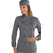 ISACCO GIACCA LADYCHEF GRIGIO 65% POLYESTER  35% COTTON