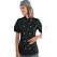 ISACCO GIACCA LADY EXTRA LIGHT MEZZA MANICA NERO + BIANCO 65% POLYESTER  35% COTTON