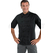 ISACCO GIACCA PANAMA SLIM MEZZA MANICA NERO 65% POLYESTER  35% COTTON