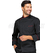 ISACCO GIACCA CUOCO BILBAO NERO+ROSSO 65% POLYESTER  35% COTTON