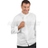 ISACCO GIACCA BILBAO ZIP BIANCO 65% POLYESTER  35% COTTON