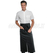 ISACCO GREMBIULE MIKONOS NERO 65% POLYESTER  35% COTTON