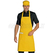 ISACCO GREMBIULE PETTORINA 70X90 GIALLO 65% POLYESTER  35% COTTON