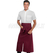 ISACCO GREMBIULE MIKONOS BORDEAUX 65% POLYESTER  35% COTTON