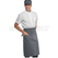ISACCO GREMBIULE DAKAR CM 100X70 GRIGIO 65% POLYESTER  35% COTTON