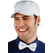 ISACCO CAPPELLO SAM BIANCO 100 % COTTON