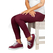 ISACCO LONG LEGGINGS BORDEAUX 97% COTTON  3% SPANDEX