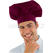ISACCO CAPPELLO CUOCO BORDEAUX 65% POLYESTER  35% COTTON
