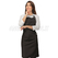 ISACCO GREMBIULE CHAMPAGNE NERO 65% POLYESTER  35% COTTON