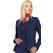 ISACCO GIACCA MARYLAND JERSEY MILANO BLU 96% POLYESTER 4% SPANDEX