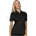 ISACCO POLO MIAMI UNISEX STRETCH NERO 97% COTTON  3% SPANDEX