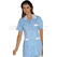 ISACCO CASACCA MARBELLA M/M AZZURRO+BIANCO 65% POLYESTER  35% COTTON