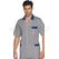 ISACCO CASACCA PETER M/M GRIGIO+BLU 65% POLYESTER  35% COTTON