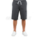 ISACCO PANTACARGO SHORT VIENNA NERO 100 % COTTON
