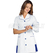 ISACCO CASACCA PASADENA BIANCO+BLU CINA 65% POLYESTER  35% COTTON
