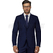ISACCO GIACCA CLASSICA UOMO BLU 100 % POLYESTER