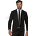 ISACCO GIACCA SPRINGFIELD JERSEY MILANO NERO 96% POLYESTER 4% SPANDEX