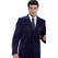 ISACCO GIACCA FRESCO LANA 3 BOTTONI FODER. BLU  WOOL 100% 100% WOOL (LANA)