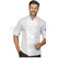 ISACCO GIACCA ALABAMA SLIM M/M SATIN BIANCO 100% COTTON  SATIN  NO STIRO