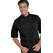 ISACCO GIACCA PANAMA SLIM MEZZA MANICA NERO + ROSSO 65% POLYESTER  35% COTTON