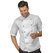 ISACCO GIACCA PANAMA SLIM  M/M SATIN BIANCO + NERO 100% COTTON  SATIN  NO STIRO
