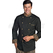 ISACCO GIACCA CUOCO EXTRA LIGHT NERO+MAORI 92 65% POLYESTER  35% COTTON