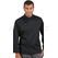 ISACCO GIACCA BILBAO ZIP NERO 65% POLYESTER  35% COTTON